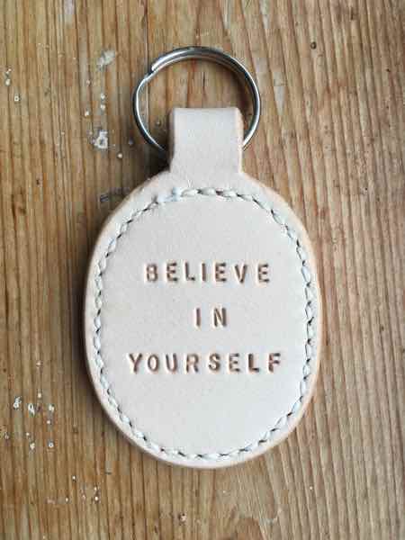 Custom etext on a key fob